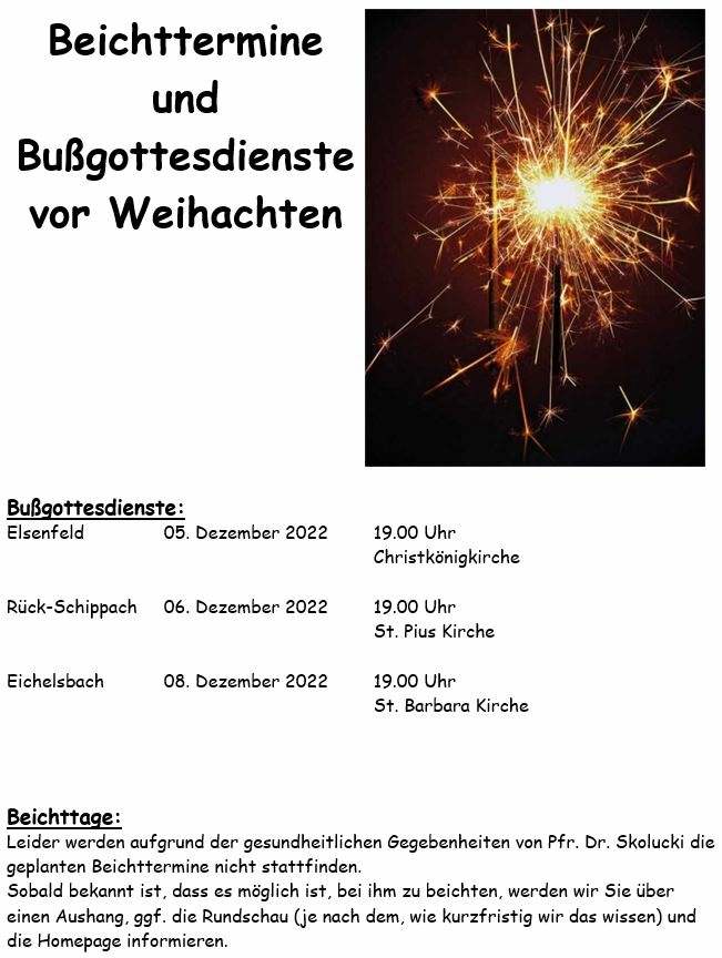 Plakat Bussgottesdienst Advent 2022