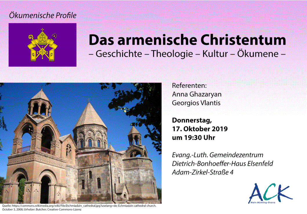 Plakat Armenisches Christentum